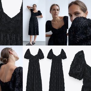 Zara texture weave dress.